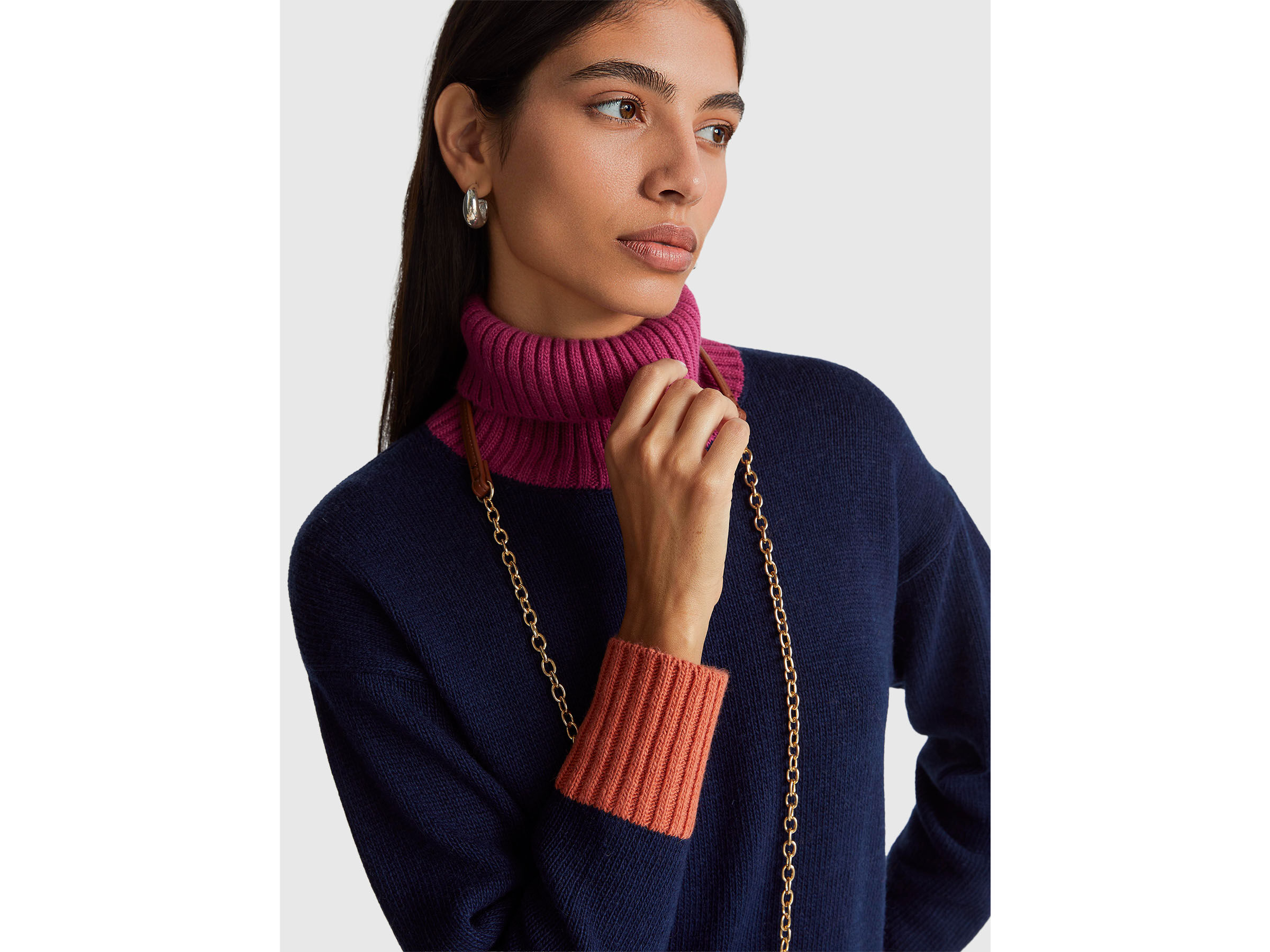 TURTLE NECK SWEATER Women image number 4